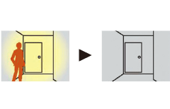 人感センサー付照明スイッチ