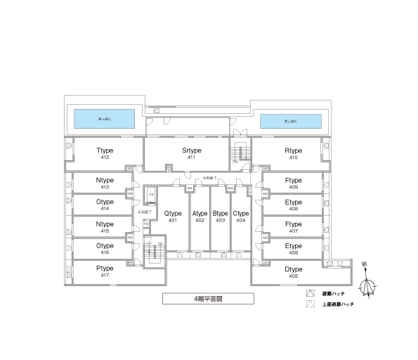 4階平面図