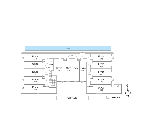 5階平面図