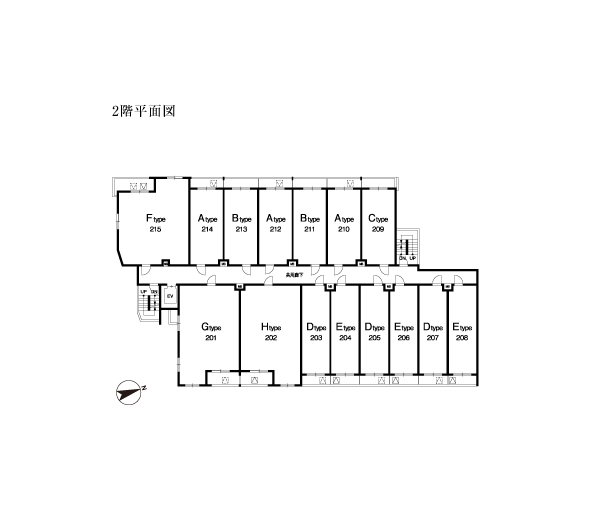 2階平面図