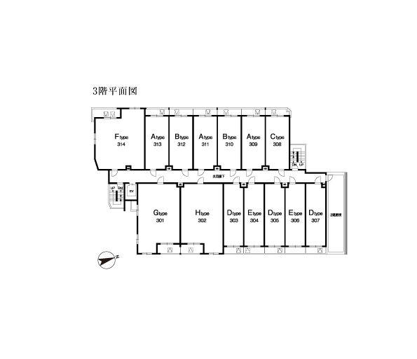 3階平面図