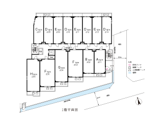 2階平面図