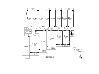 4階平面図