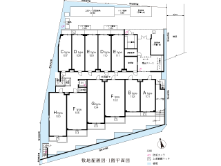 用地布置图·1层平面图