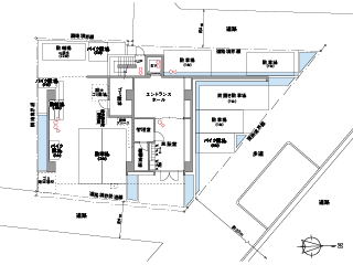 敷地配置図・1階平面図