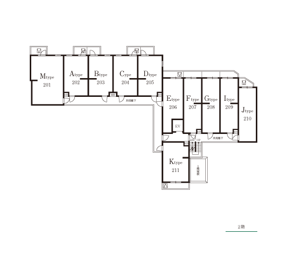 2階平面図