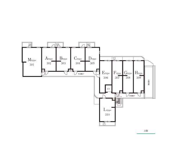 3階平面図