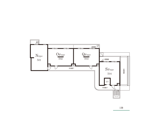 5階平面図