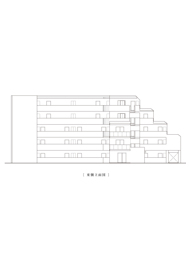 東側立面図