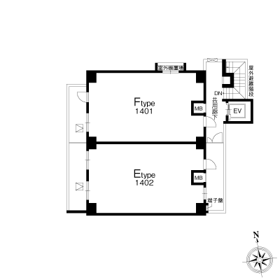 14階平面図