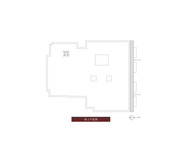 屋上平面図