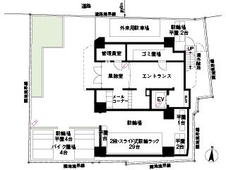 敷地配置図・1階平面図