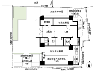 樓層規劃、1樓平面圖