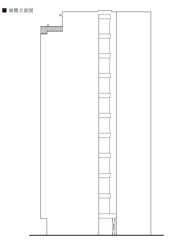 南側立面図