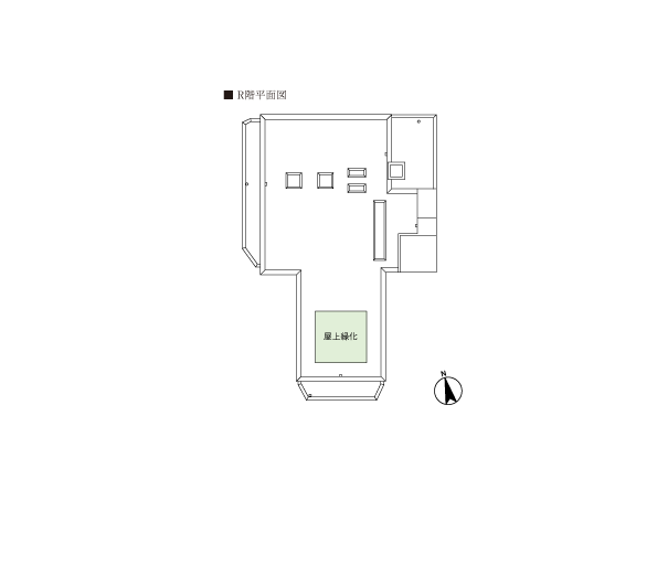 屋上平面図